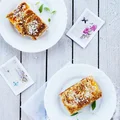 FIT odwrócone ciasto z brzoskwiniami