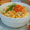 pasta jajeczna z prażoną cebulką