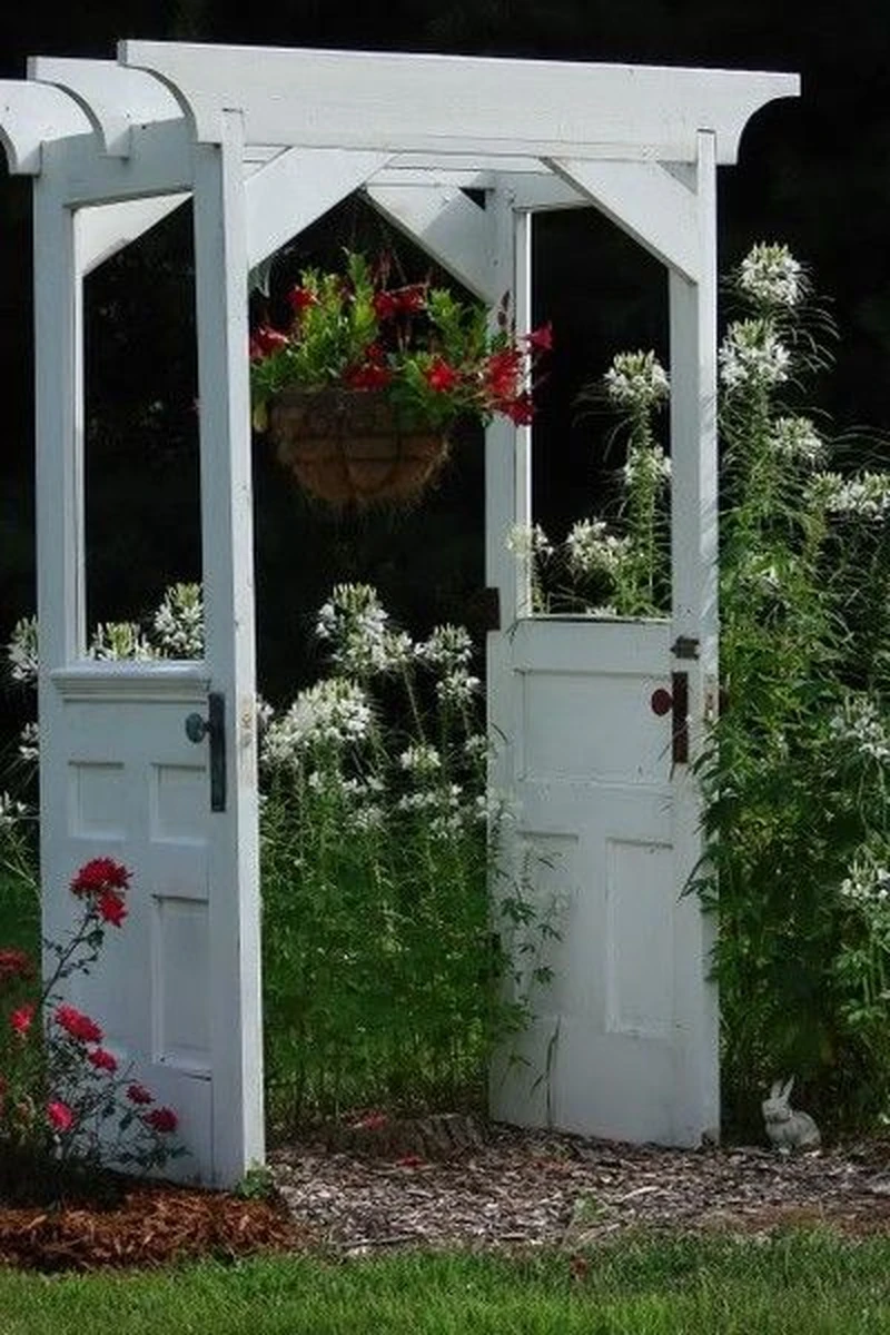Pergola z drzwi