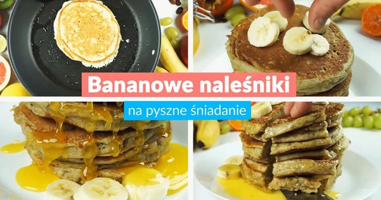 Bananowe naleśniki - Bananowe pancakes