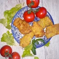 Smażony mintaj w panierce (na bazie mąki kukurydzianej)