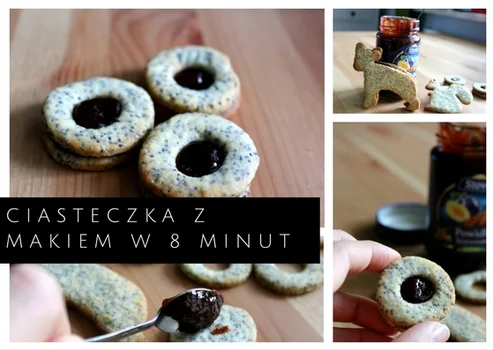 Ciasteczka z makiem w 8 minut
