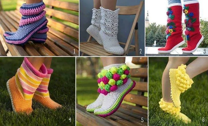 Ciepłe skarpetko - buty :)