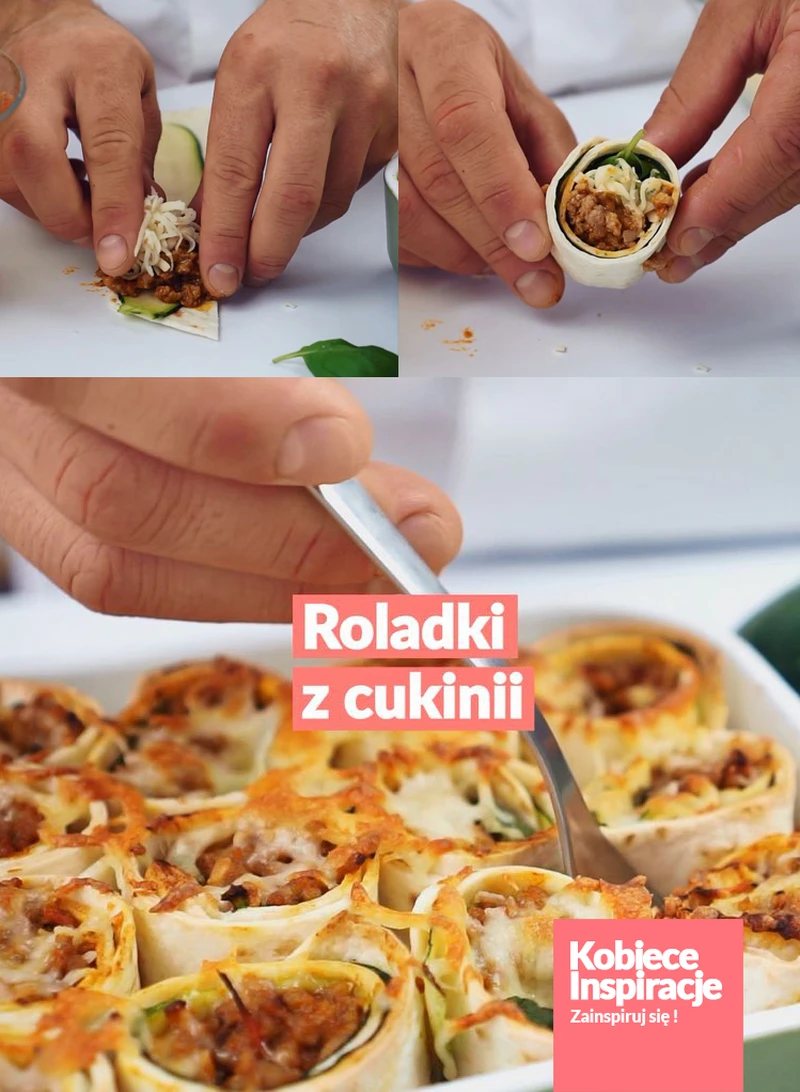 Roladki z cukinii