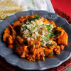 curry z kurczakiem i kukurydzą