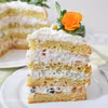 Wiosenny wytrawny tort kanapkowy
