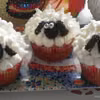Wielkanocne muffinki baranki