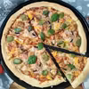 Pizza z bobem i kurczakiem