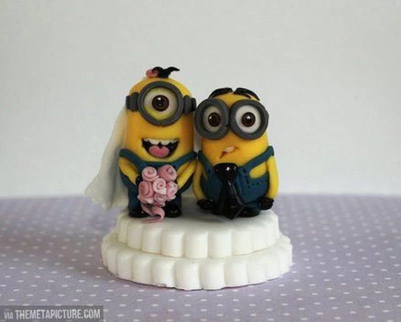 Ślubne minionki