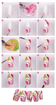 Cudowne wzorki - paznokcie