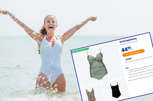 Kobiety pokochały strój kąpielowy z Action za 45 zł! Ten krój idealnie tuszuje niedoskonałości i bosko podkreśla ciało