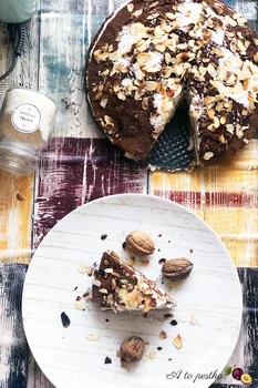 Fit ciasto marchewkowe z kremem kokosowym