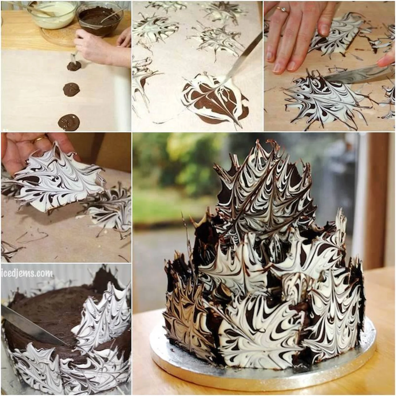 Efektowne ciasto czekoladowe