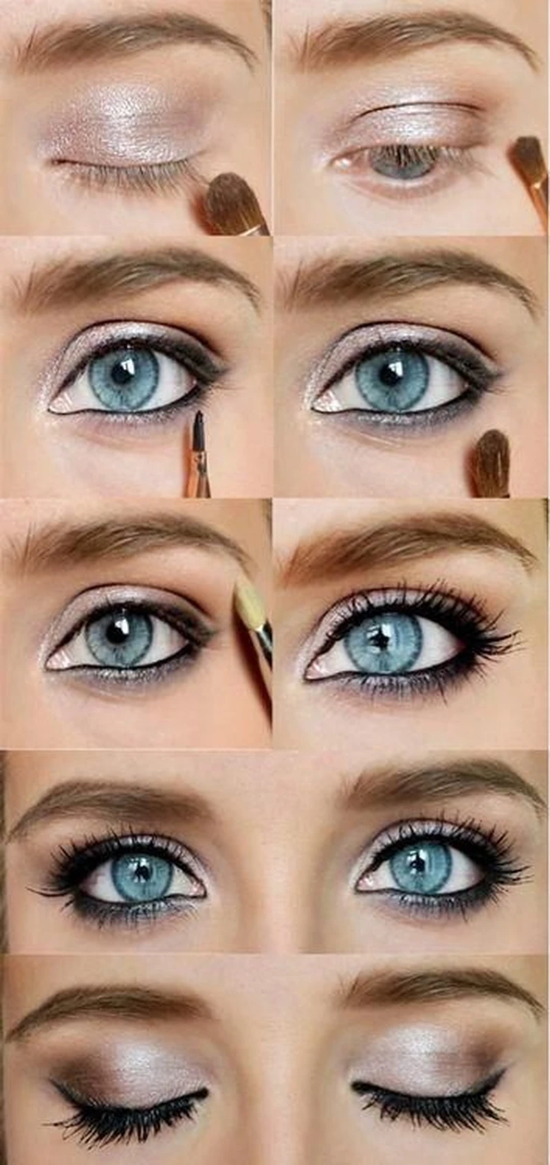 Prosty, lekki i na co dzień make up oka