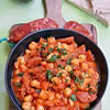 Cieciorka z chorizo