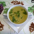 Zupa z trybuli z zielonym pieprzem i orkiszem