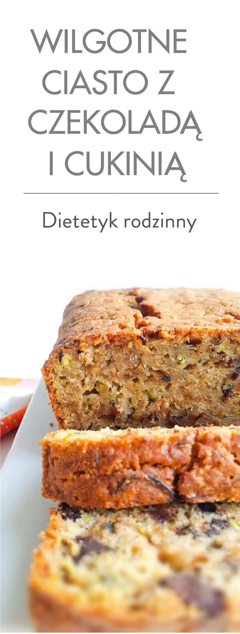 wilgotne ciasto z czekoladą i cukinią