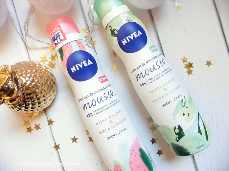 Wiosenne musy do pielęgnacji ciała Nivea