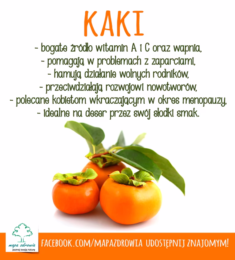 Kaki - właściwości