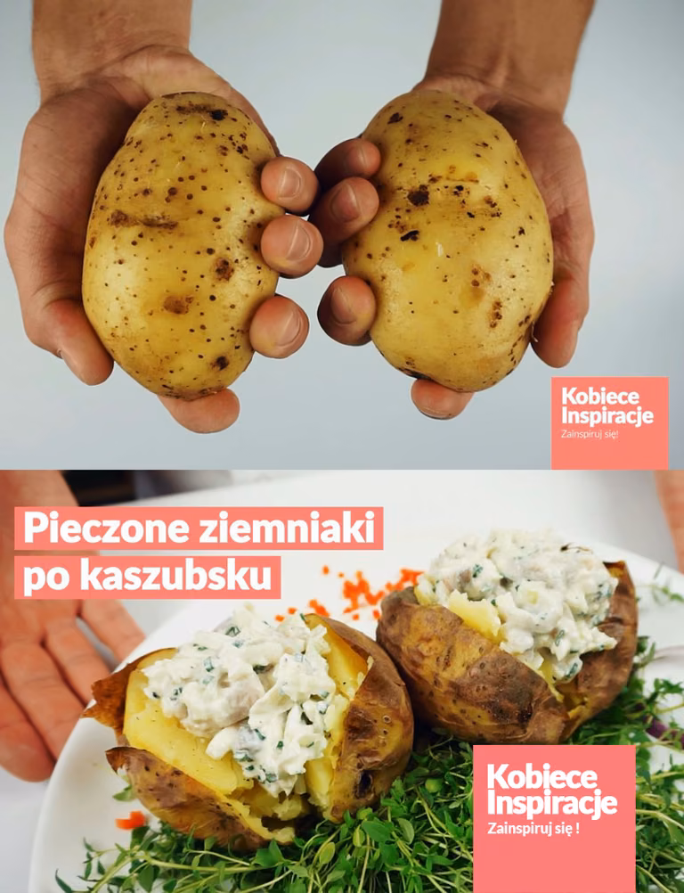 Pieczone ziemniaczki po kaszubsku