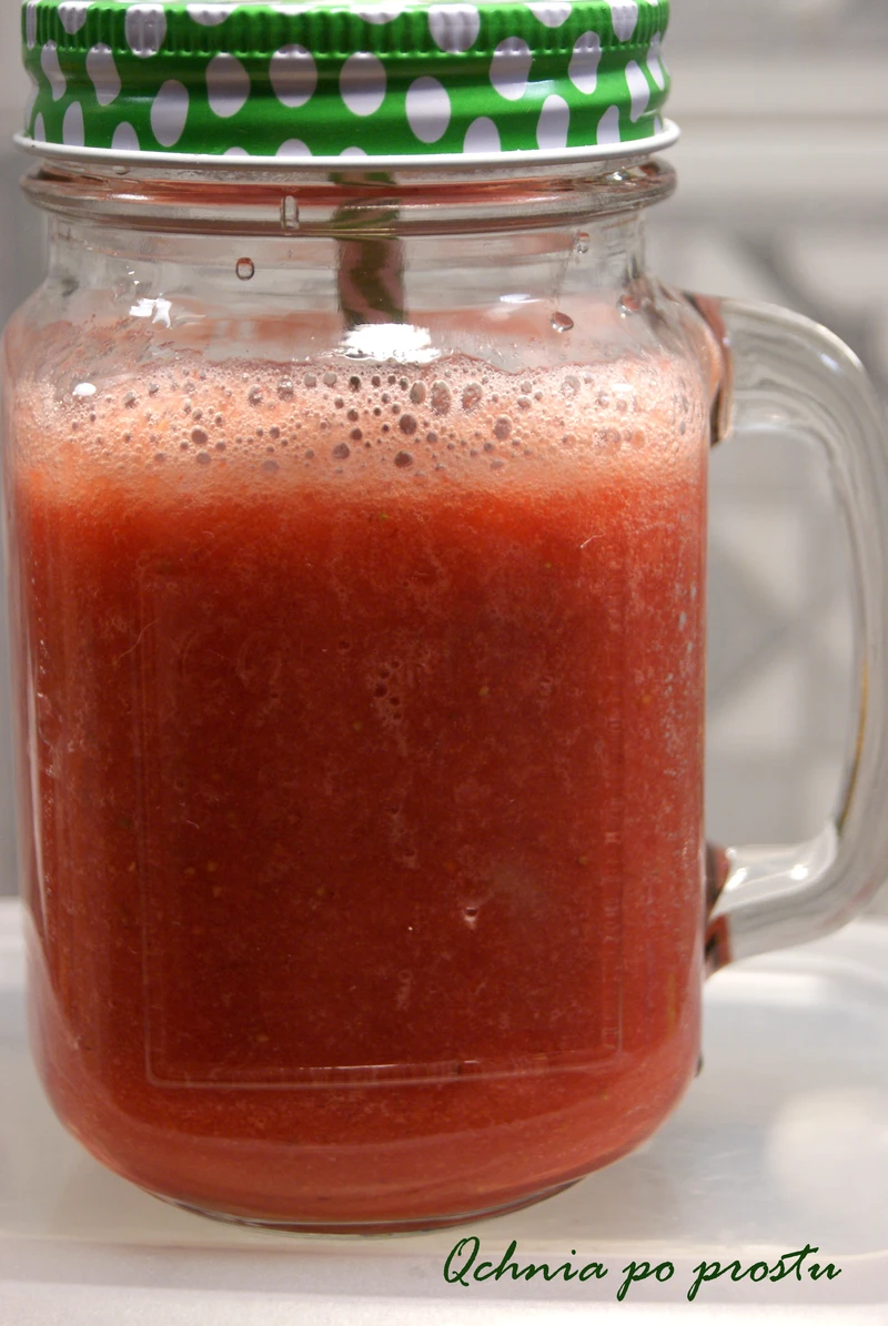 Smoothie - truskawka, arbuz, banan