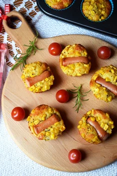 Muffinkowe hot-dogi