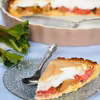 Keto ciasto z rabarbarem i bezą (Paleo, LowCarb)
