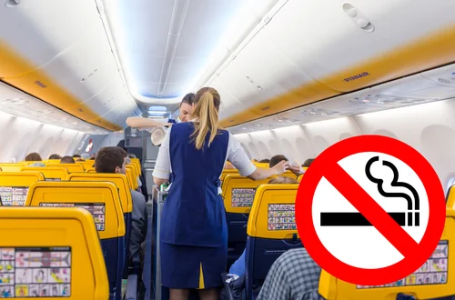 Co się stanie, jeśli zapalisz papierosa w samolocie!? Szokująca relacja stewardessy!