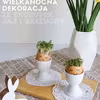 DIY Wielkanocna dekoracja ze skorupek jaj i rzeżuchy