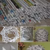 Fantastyczna lampa z papierowych rurek - instrukcja