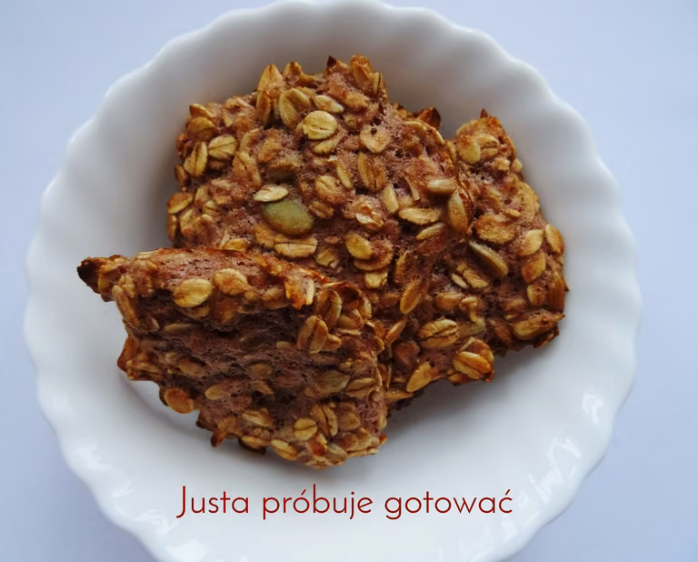 Truskawkowe ciasteczka owsiane
