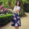 Elegancka spódnica w kwiaty