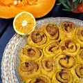 Drożdżowe ślimaczki dyniowe z pomarańczą