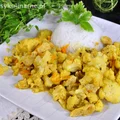 Curry z kalafiorem i kurczakiem