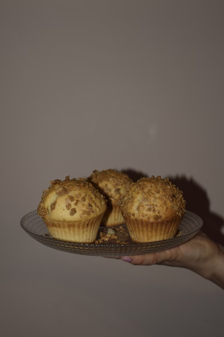 MUFFINY Z NUTĄ CYTRYNY