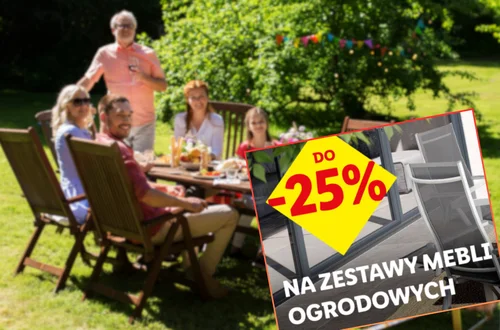 -25% na meble ogrodowe jeszcze tylko przez 2 dni! Zestawy z Lidla rozchodzą się jak ciepłe bułeczki