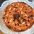 Keto ciasto z marcepanem i żurawiną (Paleo, LowCarb)