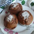 Muffinki czekoladowo kokosowe. Szybkie babeczki bez miksera.