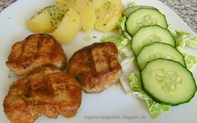 Medaliony wieprzowe.