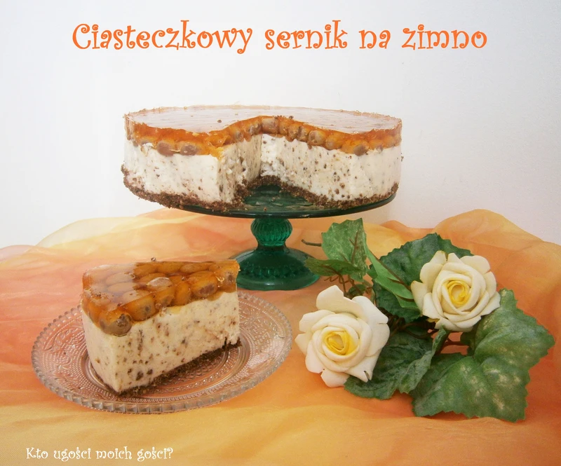 Ciasteczkowy sernik na zimno