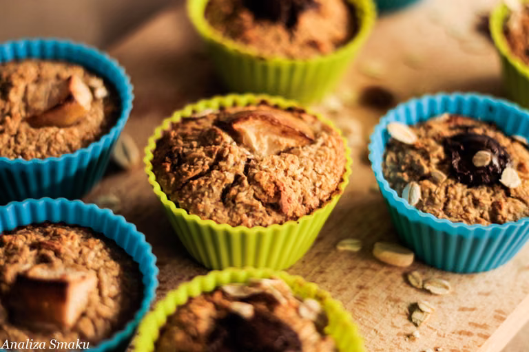 Śniadaniowe muffinki owsiane