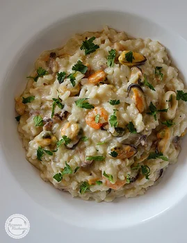 Risotto z owocami morza