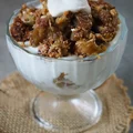 Keto rabarbar pod kruszonką (Paleo, LowCarb, Vegan)