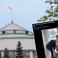 Szokujące sceny w Sejmie! Grzegorz Braun zerwał i podeptał plakaty wystawy!