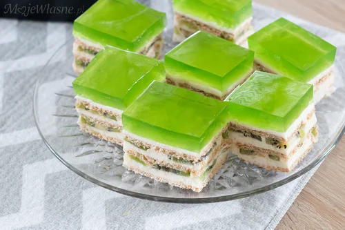 PRZEPYSZNE ciasto kiwi bez pieczenia!