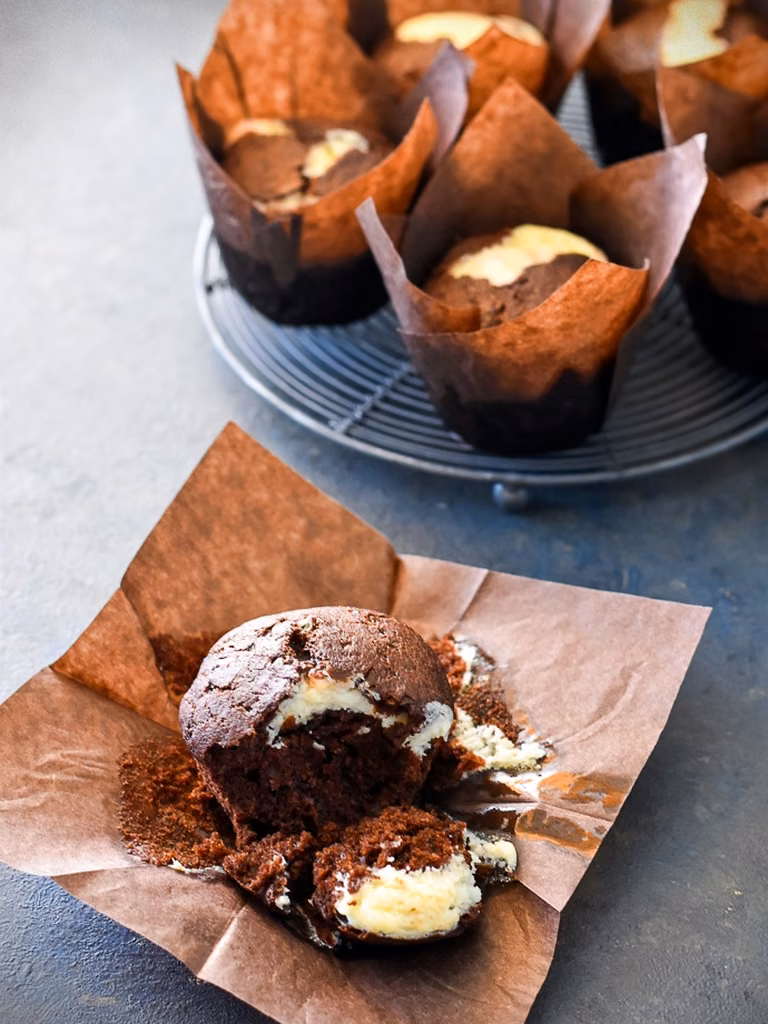 Czkoladowe muffinki z mascarpone