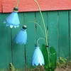 Plastikowe butelki - kwiaty 