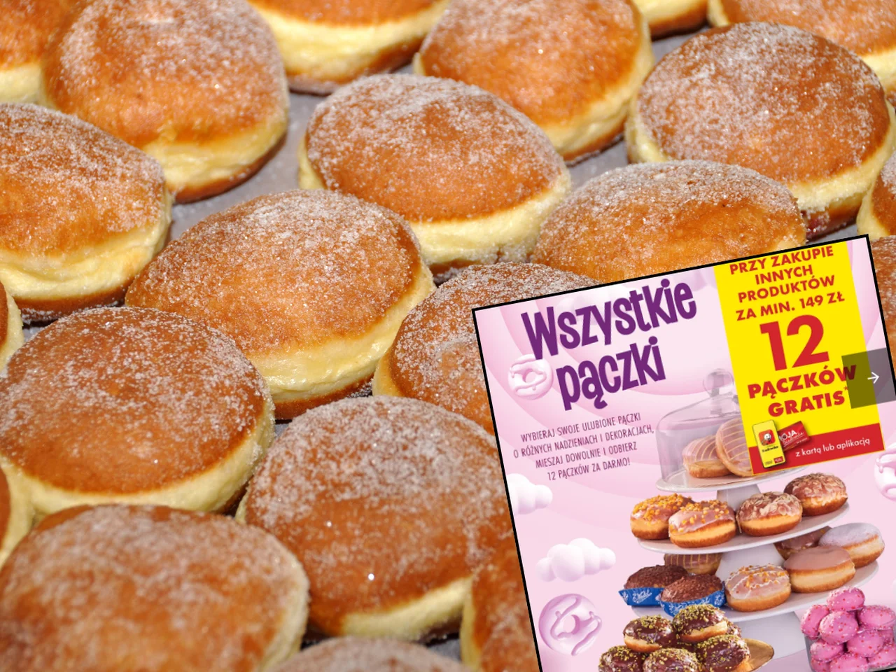 Pączki rekordowo tanie! Jedna z sieci sklepów rozdaje je za darmo