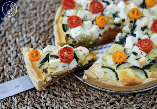 Tarta z pieczonymi warzywami