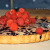 Tarta z kremem serowym waniliwo- jagodowym